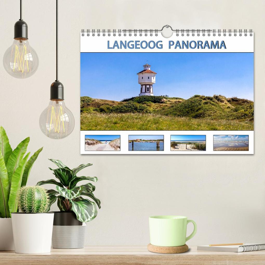 Weitere Ansicht: LANGEOOG PANORAMA (Wandkalender 2026 DIN A4 quer), CALVENDO Monatskalender | Andrea Dreegmeyer, Calvendo