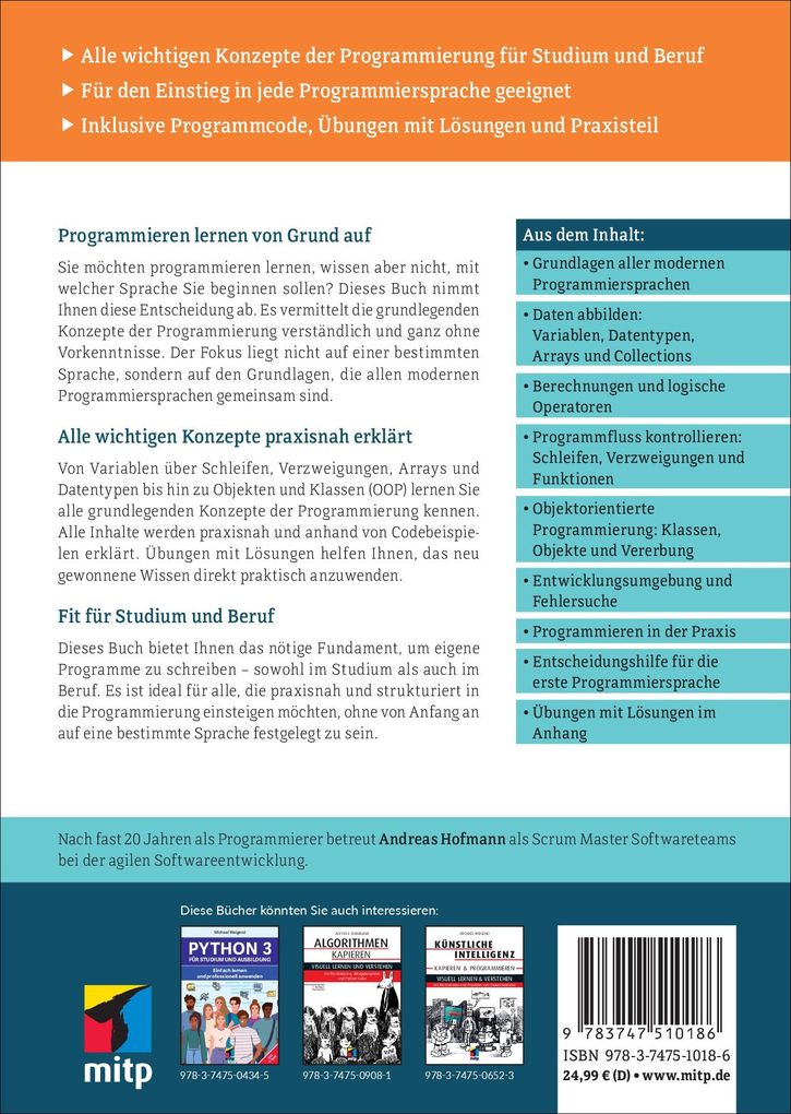 Weitere Ansicht: Programmieren lernen | Andreas Hofmann