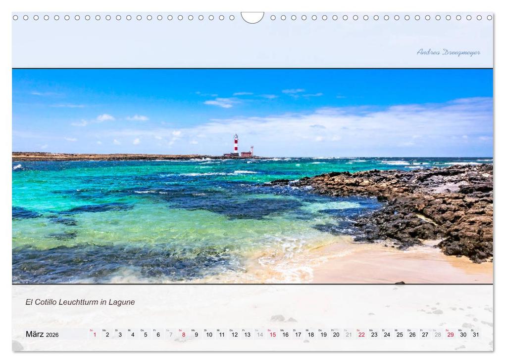 Weitere Ansicht: FUERTEVENTURA-PANORAMA (Wandkalender 2026 DIN A3 quer), CALVENDO Monatskalender | Andrea Dreegmeyer, Calvendo
