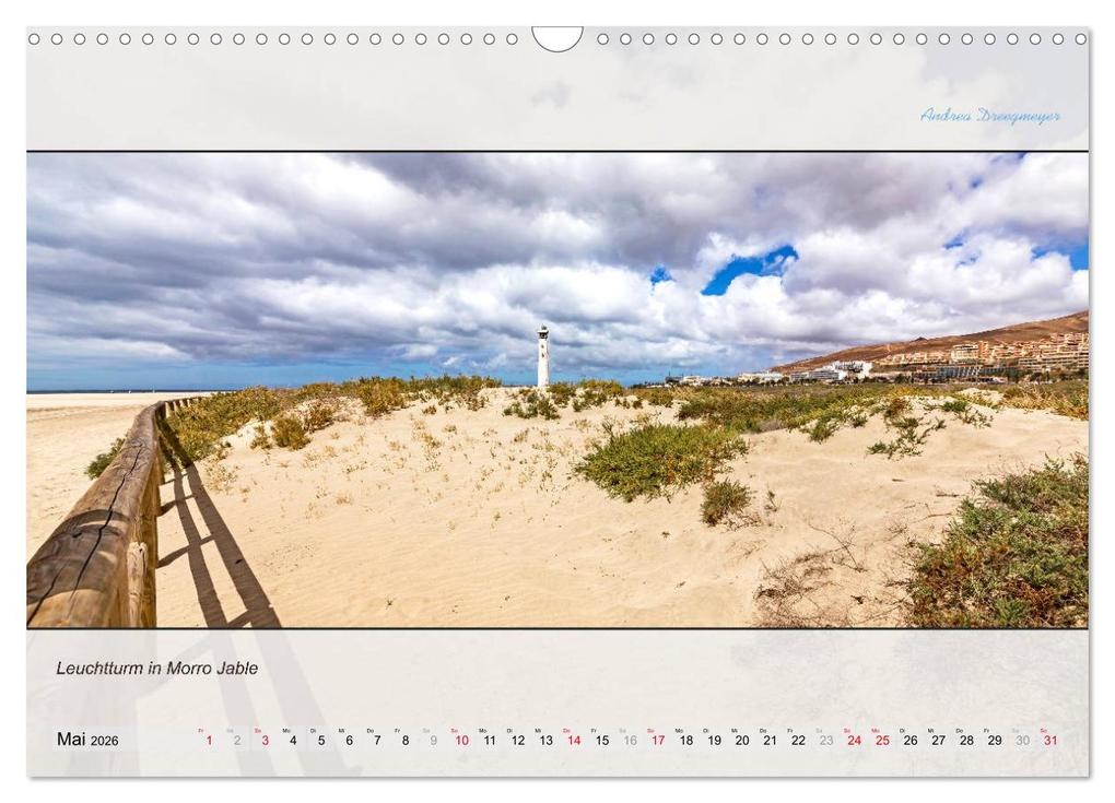 Weitere Ansicht: FUERTEVENTURA-PANORAMA (Wandkalender 2026 DIN A3 quer), CALVENDO Monatskalender | Andrea Dreegmeyer, Calvendo