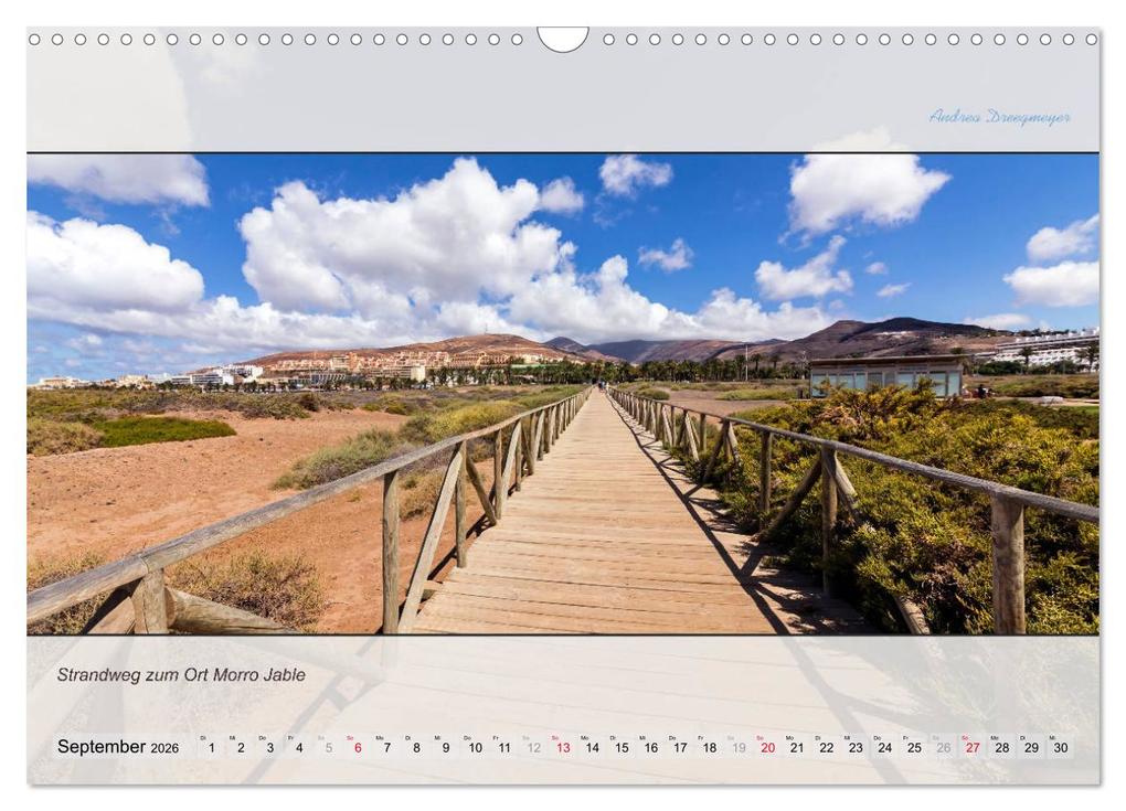 Weitere Ansicht: FUERTEVENTURA-PANORAMA (Wandkalender 2026 DIN A3 quer), CALVENDO Monatskalender | Andrea Dreegmeyer, Calvendo