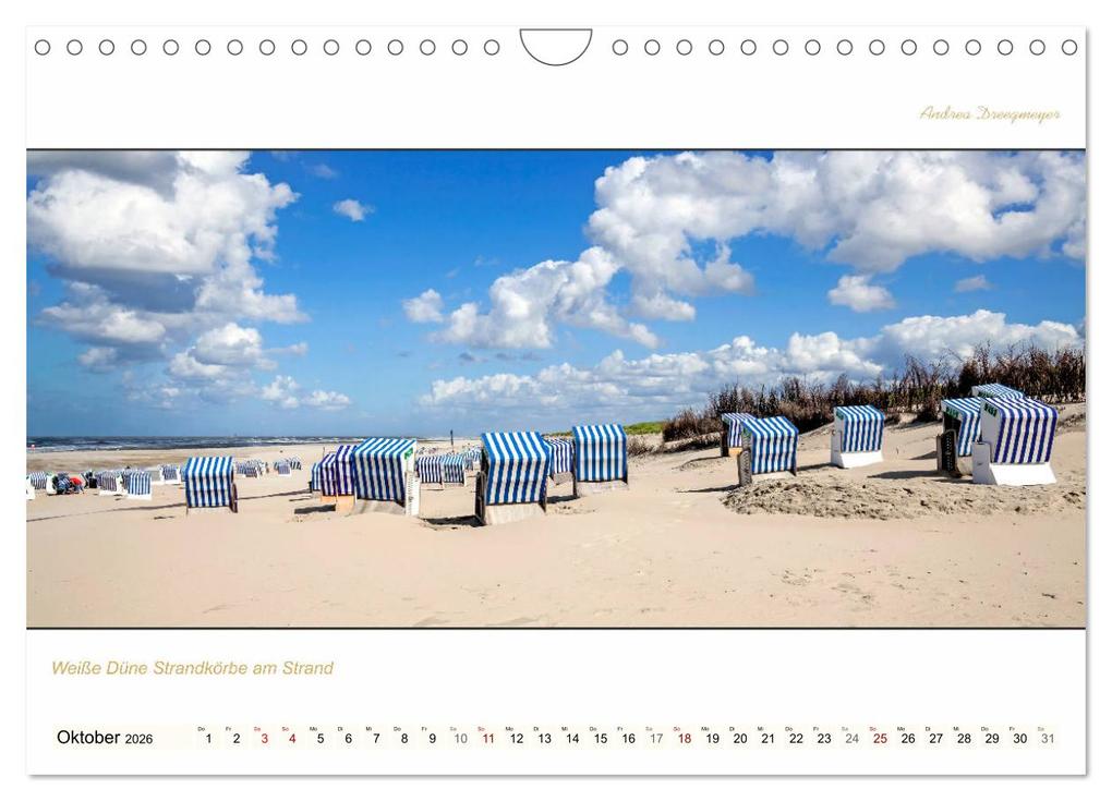 Weitere Ansicht: NORDERNEY PANORAMA (Wandkalender 2026 DIN A4 quer), CALVENDO Monatskalender | Andrea Dreegmeyer, Calvendo