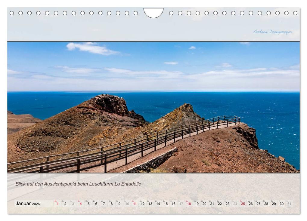 Weitere Ansicht: FUERTEVENTURA-PANORAMA (Wandkalender 2026 DIN A4 quer), CALVENDO Monatskalender | Andrea Dreegmeyer, Calvendo