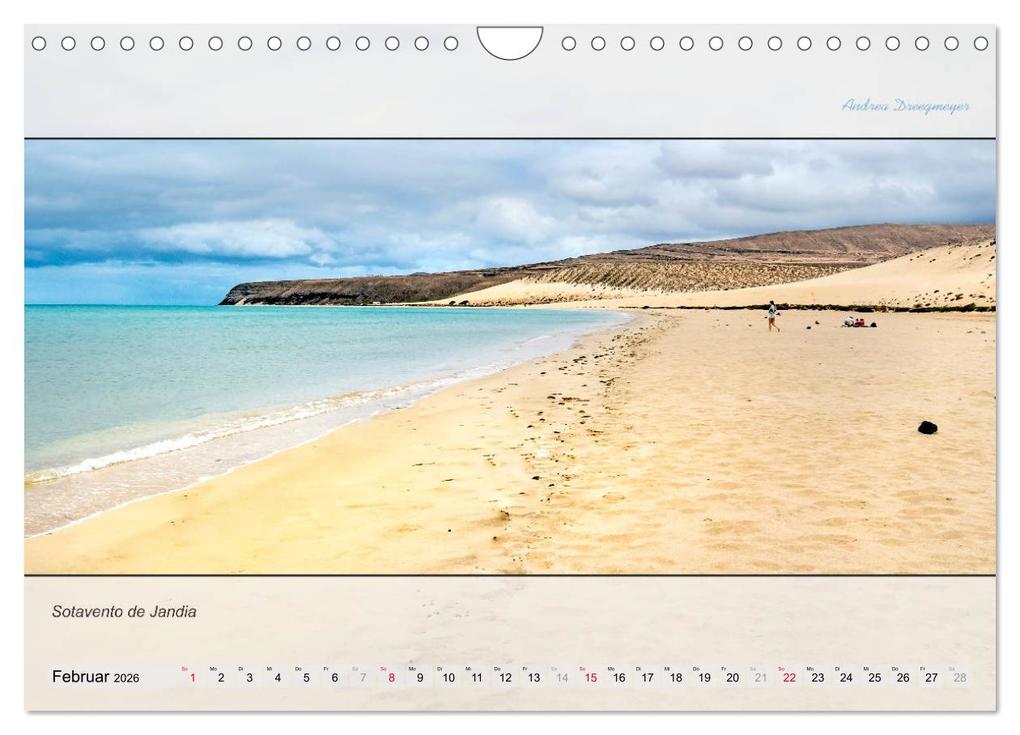 Weitere Ansicht: FUERTEVENTURA-PANORAMA (Wandkalender 2026 DIN A4 quer), CALVENDO Monatskalender | Andrea Dreegmeyer, Calvendo