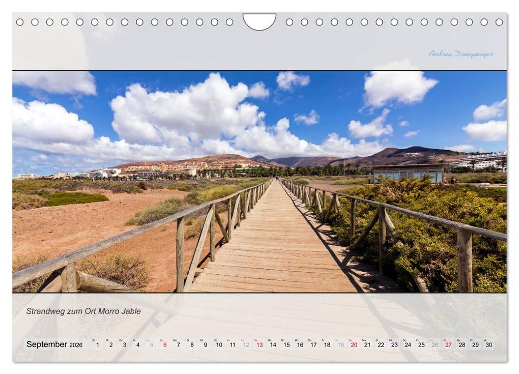 Weitere Ansicht: FUERTEVENTURA-PANORAMA (Wandkalender 2026 DIN A4 quer), CALVENDO Monatskalender | Andrea Dreegmeyer, Calvendo