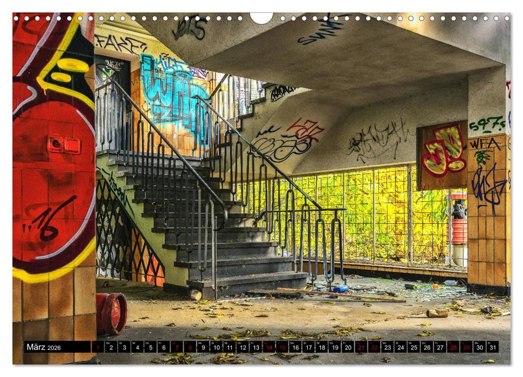 Weitere Ansicht: Lost Places Graffiti (Wandkalender 2026 DIN A3 quer), CALVENDO Monatskalender | Calvendo, BTC Wallets