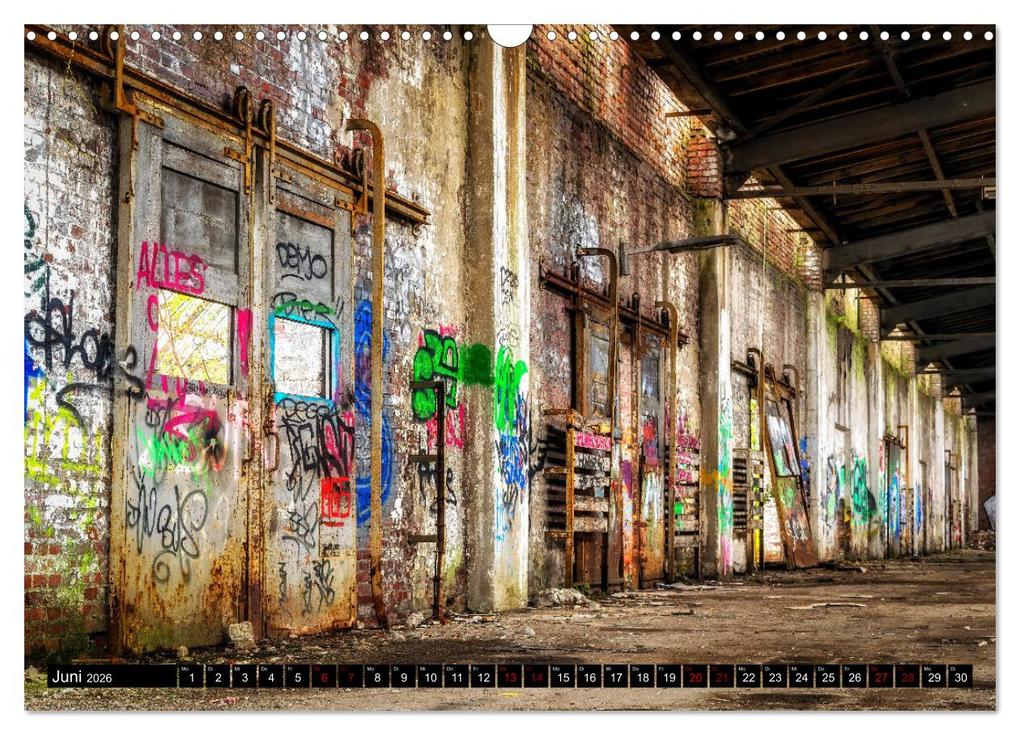 Weitere Ansicht: Lost Places Graffiti (Wandkalender 2026 DIN A3 quer), CALVENDO Monatskalender | Calvendo, BTC Wallets