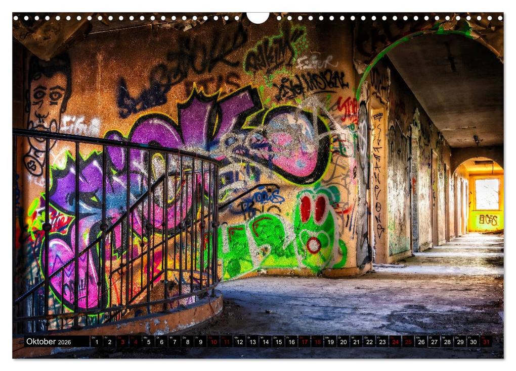Weitere Ansicht: Lost Places Graffiti (Wandkalender 2026 DIN A3 quer), CALVENDO Monatskalender | Calvendo, BTC Wallets