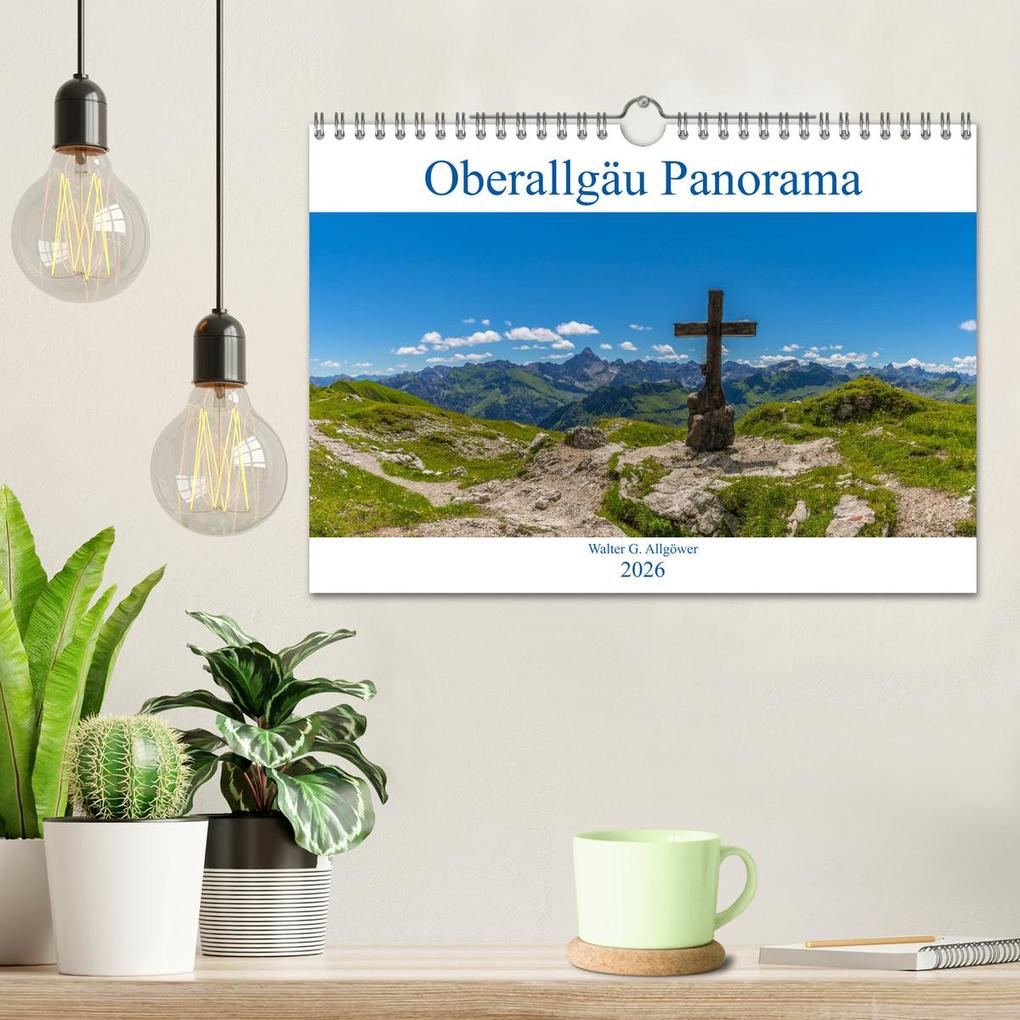 Weitere Ansicht: Oberallgäu Panorama (Wandkalender 2026 DIN A4 quer), CALVENDO Monatskalender | Walter G. Allgöwer, Calvendo
