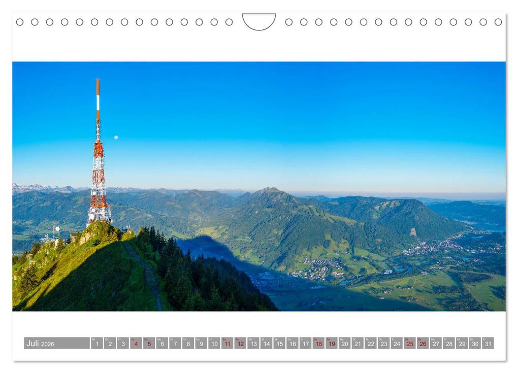 Weitere Ansicht: Oberallgäu Panorama (Wandkalender 2026 DIN A4 quer), CALVENDO Monatskalender | Walter G. Allgöwer, Calvendo