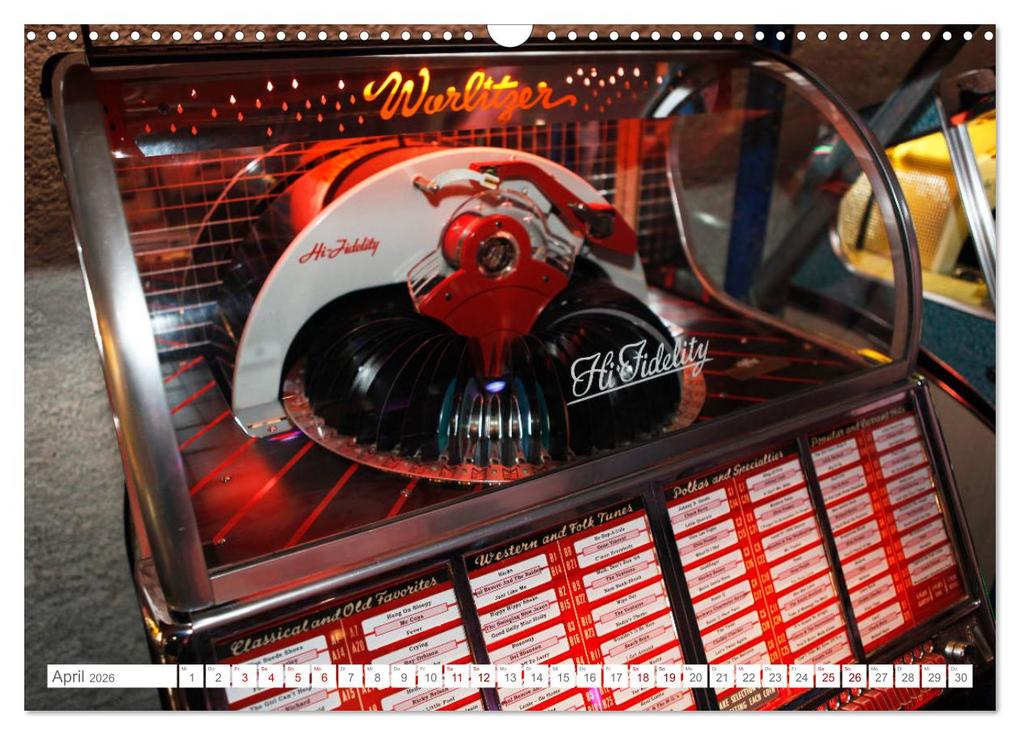 Weitere Ansicht: Wurlitzer und Co. (Wandkalender 2026 DIN A3 quer), CALVENDO Monatskalender | Uli Landherr, Calvendo