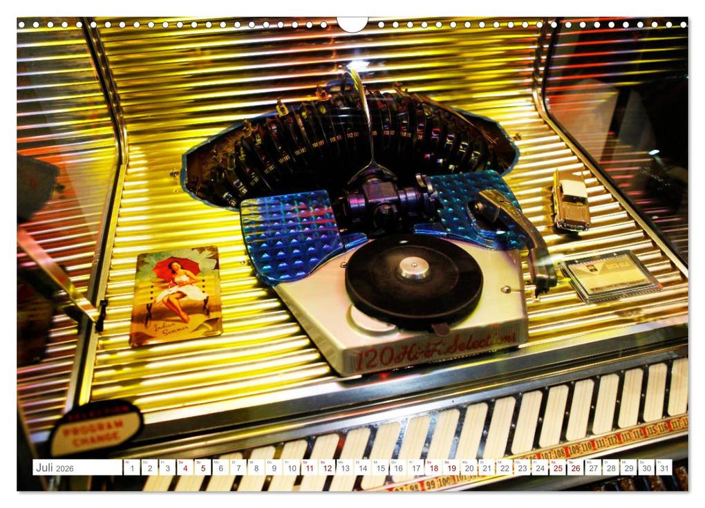 Weitere Ansicht: Wurlitzer und Co. (Wandkalender 2026 DIN A3 quer), CALVENDO Monatskalender | Uli Landherr, Calvendo