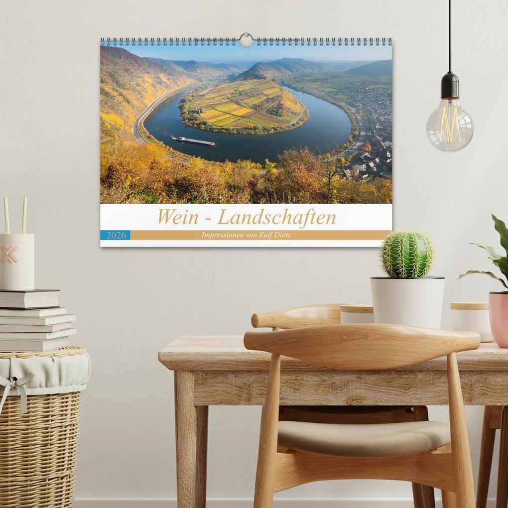 Weitere Ansicht: Wein - Landschaften (Wandkalender 2026 DIN A3 quer), CALVENDO Monatskalender | Rolf Dietz, Calvendo