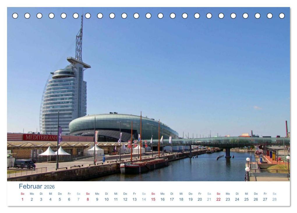 Weitere Ansicht: Bremerhaven 2026. Impressionen aus den Havenwelten (Tischkalender 2026 DIN A5 quer), CALVENDO Monatskalender | Steffani Lehmann, Calvendo
