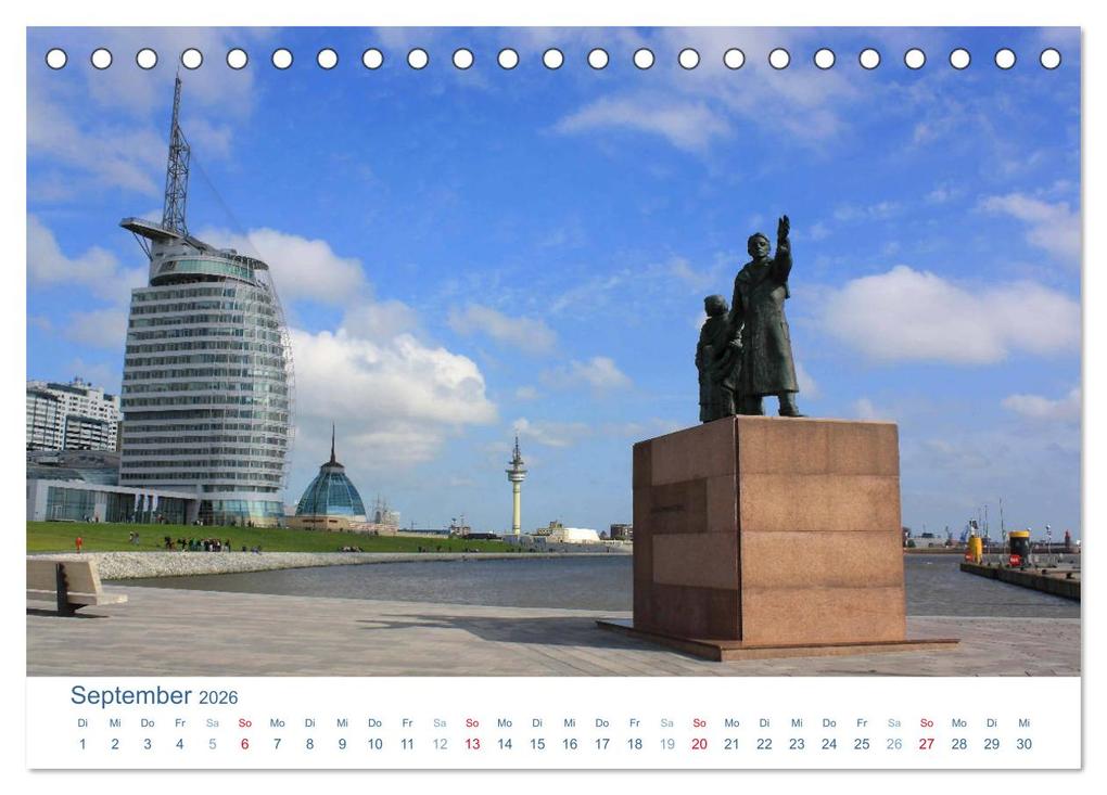 Weitere Ansicht: Bremerhaven 2026. Impressionen aus den Havenwelten (Tischkalender 2026 DIN A5 quer), CALVENDO Monatskalender | Steffani Lehmann, Calvendo