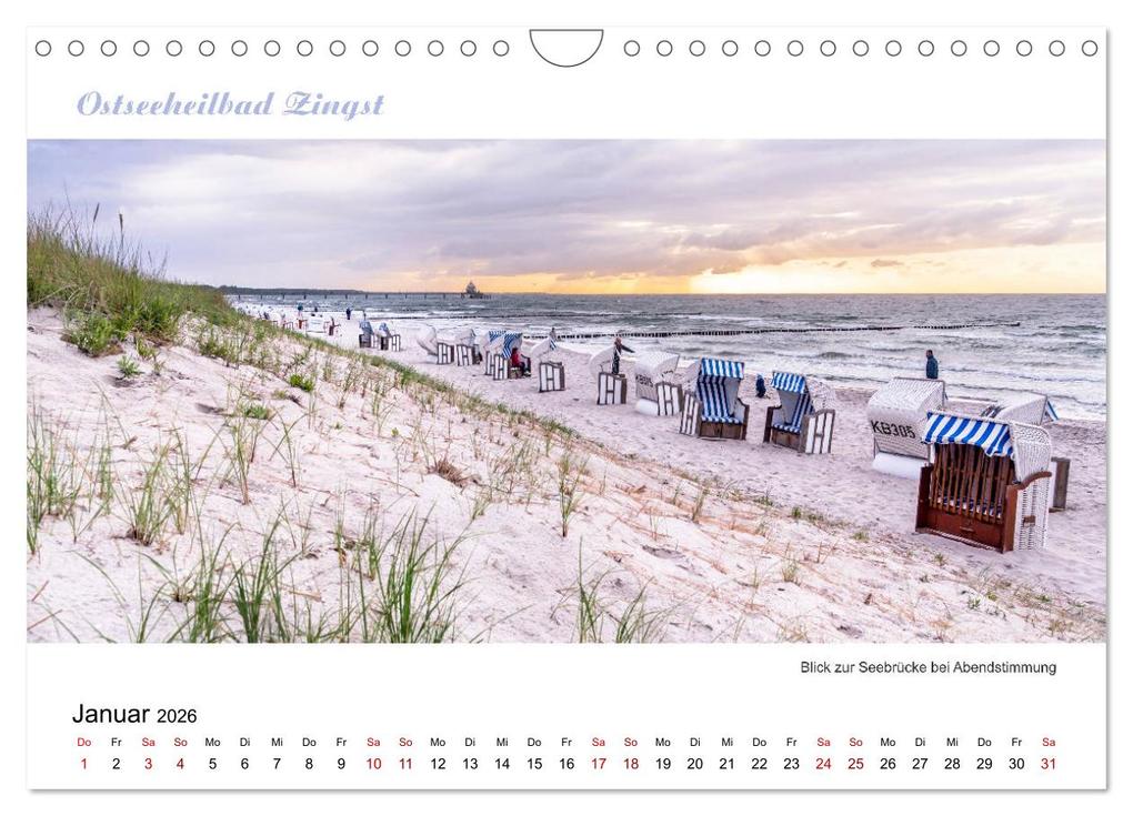 Weitere Ansicht: Panorama-Blick Fischland-Darss-Zingst (Wandkalender 2026 DIN A4 quer), CALVENDO Monatskalender | Andrea Dreegmeyer, Calvendo