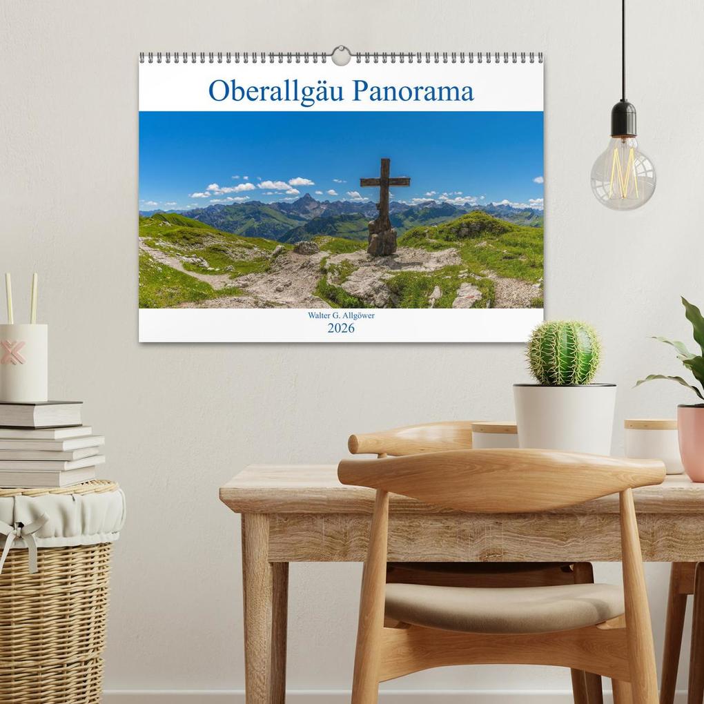 Weitere Ansicht: Oberallgäu Panorama (Wandkalender 2026 DIN A3 quer), CALVENDO Monatskalender | Walter G. Allgöwer, Calvendo