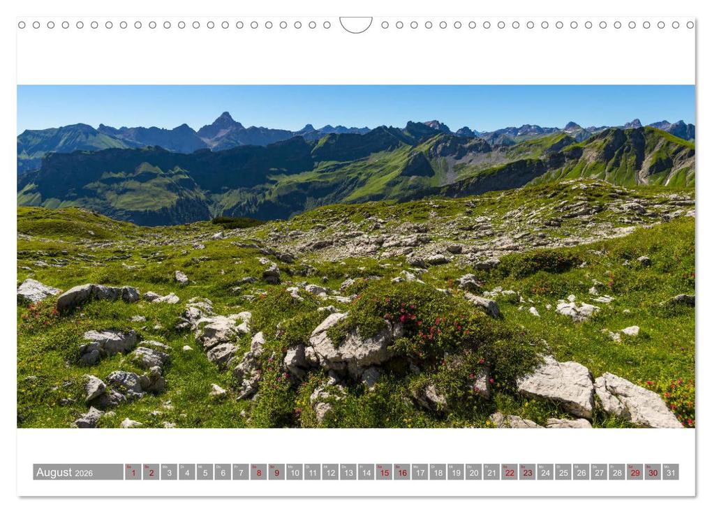 Weitere Ansicht: Oberallgäu Panorama (Wandkalender 2026 DIN A3 quer), CALVENDO Monatskalender | Walter G. Allgöwer, Calvendo