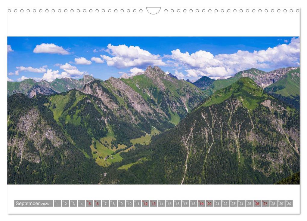 Weitere Ansicht: Oberallgäu Panorama (Wandkalender 2026 DIN A3 quer), CALVENDO Monatskalender | Walter G. Allgöwer, Calvendo