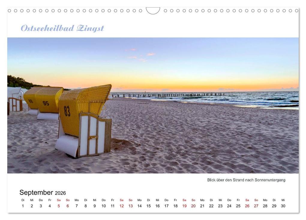Weitere Ansicht: Panorama-Blick Fischland-Darss-Zingst (Wandkalender 2026 DIN A3 quer), CALVENDO Monatskalender | Andrea Dreegmeyer, Calvendo