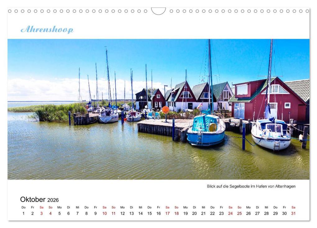 Weitere Ansicht: Panorama-Blick Fischland-Darss-Zingst (Wandkalender 2026 DIN A3 quer), CALVENDO Monatskalender | Andrea Dreegmeyer, Calvendo