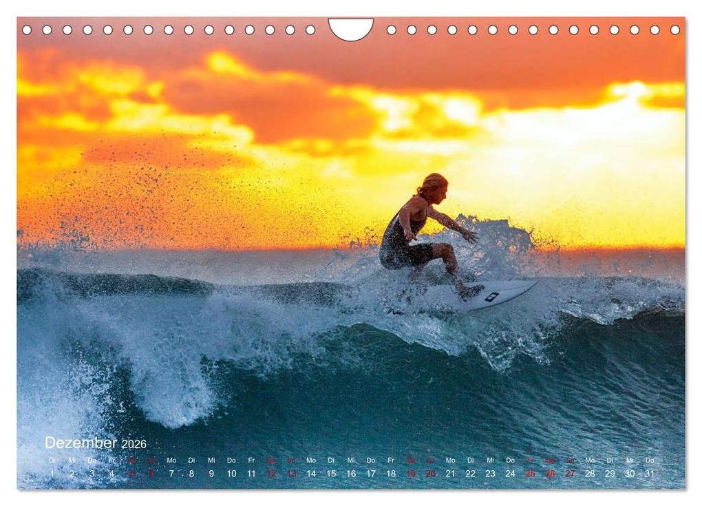 Weitere Ansicht: Surfen - die perfekte Welle (Wandkalender 2026 DIN A4 quer), CALVENDO Monatskalender | Renate Bleicher, Calvendo