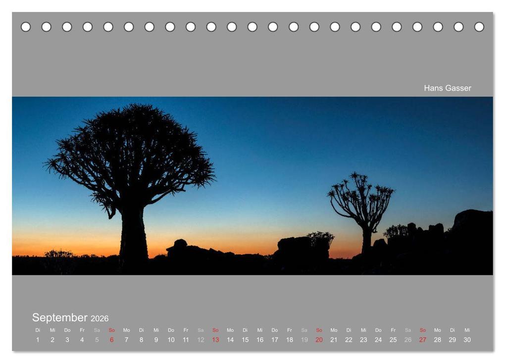 Weitere Ansicht: GROSSARTIGE LANDSCHAFTEN unserer Erde 2026 (Tischkalender 2026 DIN A5 quer), CALVENDO Monatskalender | Calvendo, Hans Gasser - www.hansgasser.com