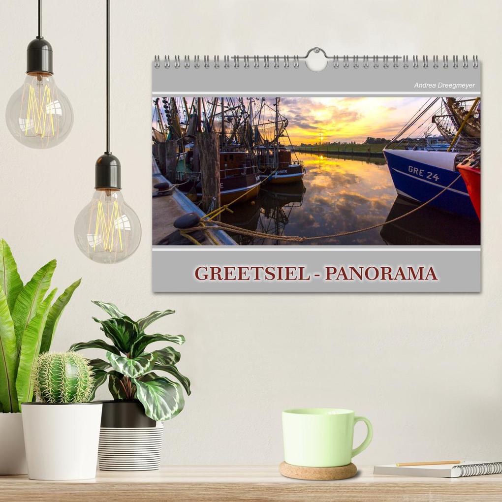 Weitere Ansicht: Greetsiel-Panorama (Wandkalender 2026 DIN A4 quer), CALVENDO Monatskalender | Andrea Dreegmeyer, Calvendo