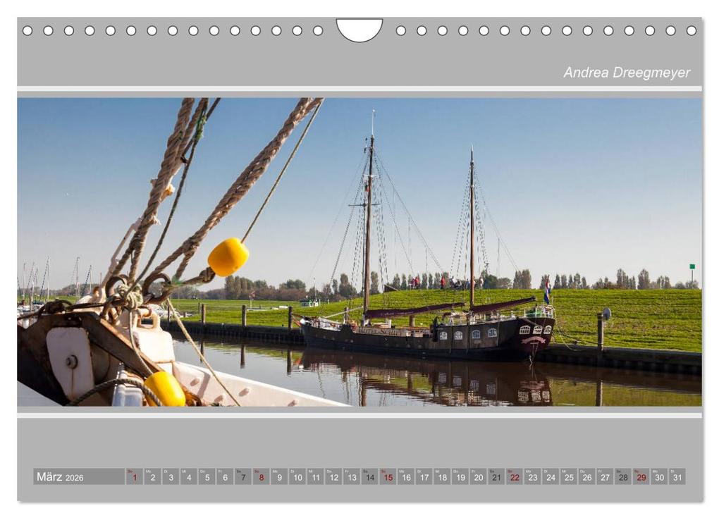 Weitere Ansicht: Greetsiel-Panorama (Wandkalender 2026 DIN A4 quer), CALVENDO Monatskalender | Andrea Dreegmeyer, Calvendo