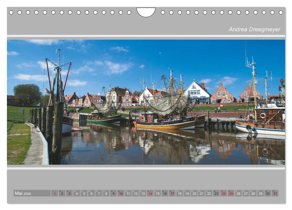 Weitere Ansicht: Greetsiel-Panorama (Wandkalender 2026 DIN A4 quer), CALVENDO Monatskalender | Andrea Dreegmeyer, Calvendo