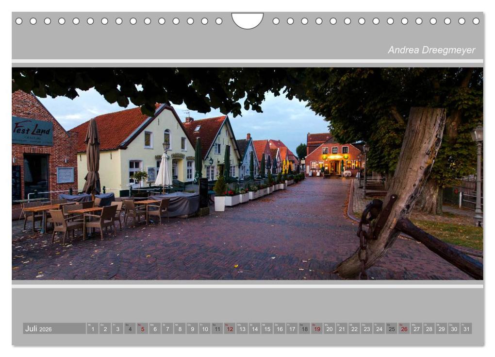 Weitere Ansicht: Greetsiel-Panorama (Wandkalender 2026 DIN A4 quer), CALVENDO Monatskalender | Andrea Dreegmeyer, Calvendo