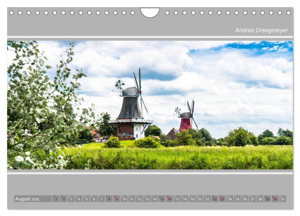 Weitere Ansicht: Greetsiel-Panorama (Wandkalender 2026 DIN A4 quer), CALVENDO Monatskalender | Andrea Dreegmeyer, Calvendo