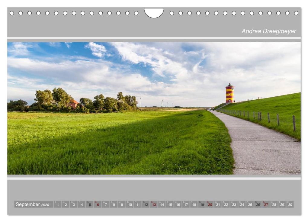 Weitere Ansicht: Greetsiel-Panorama (Wandkalender 2026 DIN A4 quer), CALVENDO Monatskalender | Andrea Dreegmeyer, Calvendo