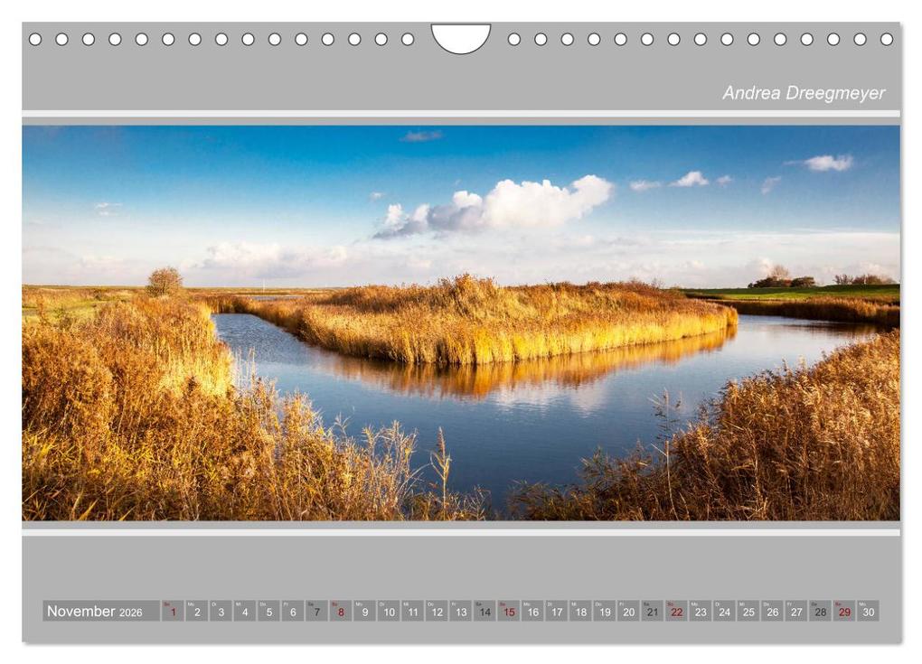 Weitere Ansicht: Greetsiel-Panorama (Wandkalender 2026 DIN A4 quer), CALVENDO Monatskalender | Andrea Dreegmeyer, Calvendo
