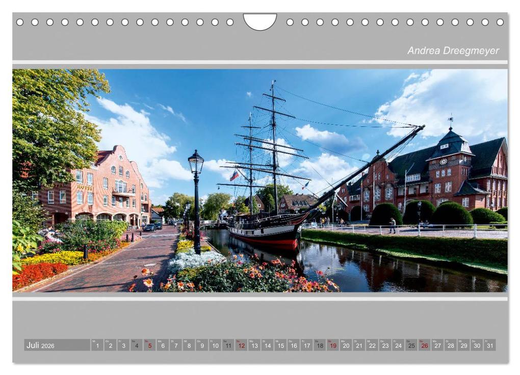 Weitere Ansicht: Papenburg-Panorama (Wandkalender 2026 DIN A4 quer), CALVENDO Monatskalender | Andrea Dreegmeyer, Calvendo