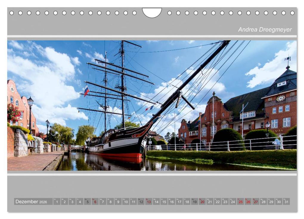 Weitere Ansicht: Papenburg-Panorama (Wandkalender 2026 DIN A4 quer), CALVENDO Monatskalender | Andrea Dreegmeyer, Calvendo
