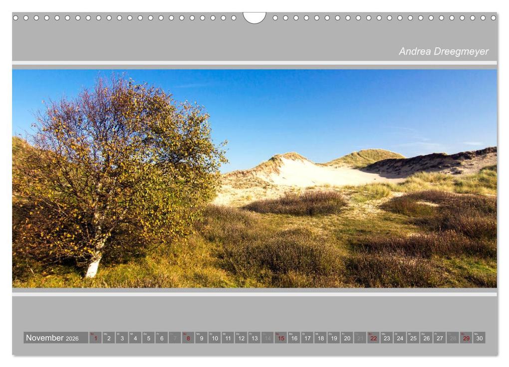 Weitere Ansicht: Norderney-Panorama (Wandkalender 2026 DIN A3 quer), CALVENDO Monatskalender | Andrea Dreegmeyer, Calvendo