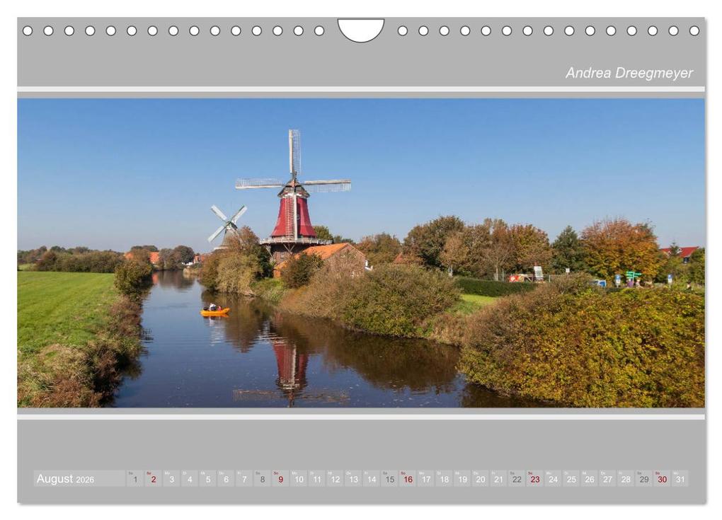 Weitere Ansicht: Krummhörn im Panorama-Format (Wandkalender 2026 DIN A4 quer), CALVENDO Monatskalender | Andrea Dreegmeyer, Calvendo
