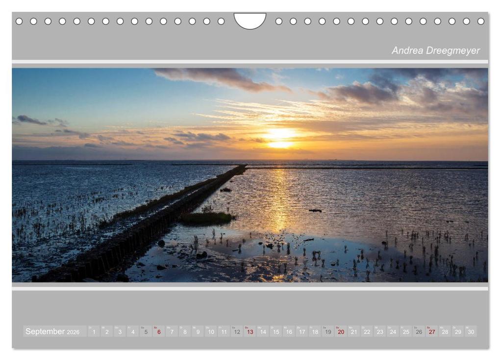 Weitere Ansicht: Krummhörn im Panorama-Format (Wandkalender 2026 DIN A4 quer), CALVENDO Monatskalender | Andrea Dreegmeyer, Calvendo