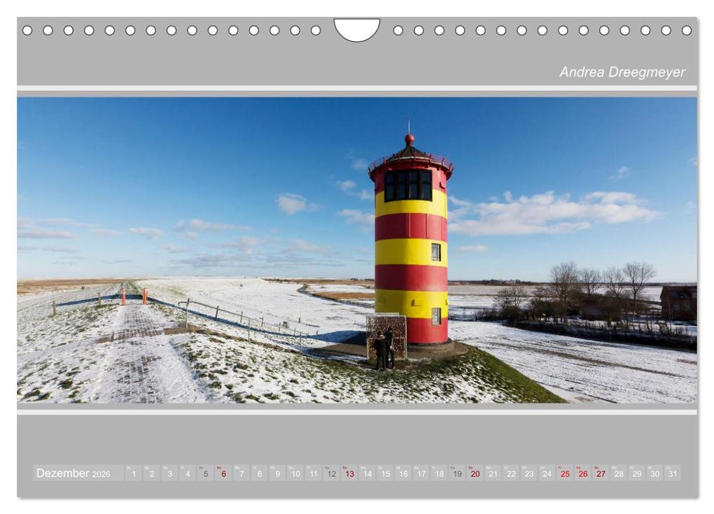 Weitere Ansicht: Krummhörn im Panorama-Format (Wandkalender 2026 DIN A4 quer), CALVENDO Monatskalender | Andrea Dreegmeyer, Calvendo