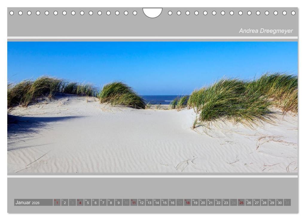 Weitere Ansicht: Norderney-Panorama (Wandkalender 2026 DIN A4 quer), CALVENDO Monatskalender | Andrea Dreegmeyer, Calvendo