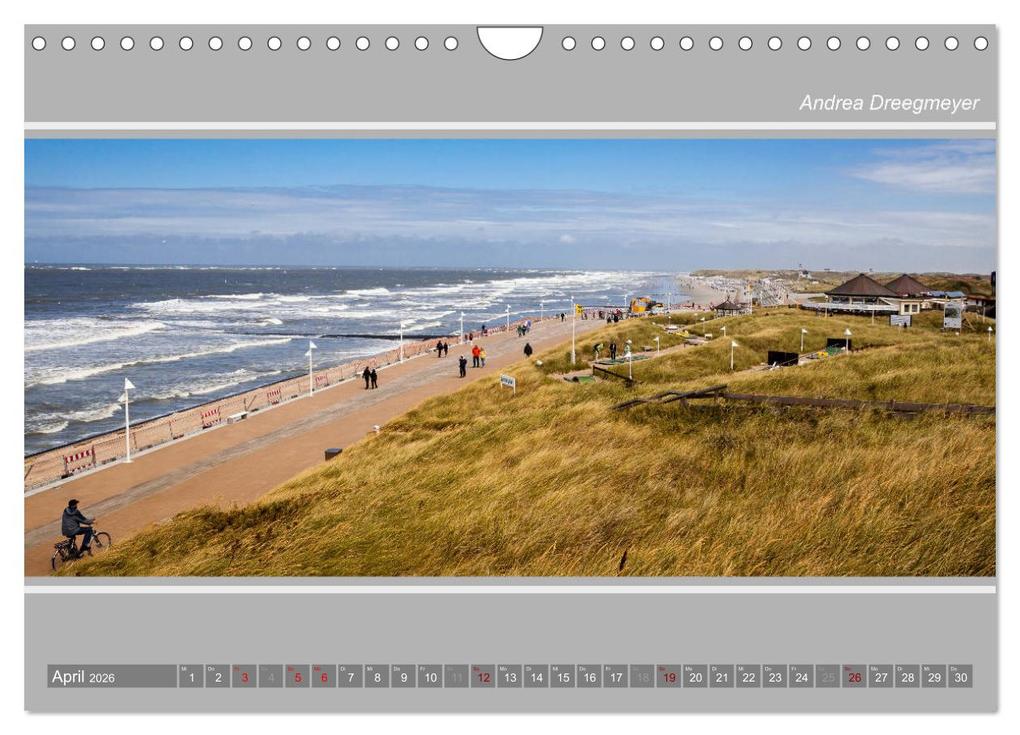 Weitere Ansicht: Norderney-Panorama (Wandkalender 2026 DIN A4 quer), CALVENDO Monatskalender | Andrea Dreegmeyer, Calvendo