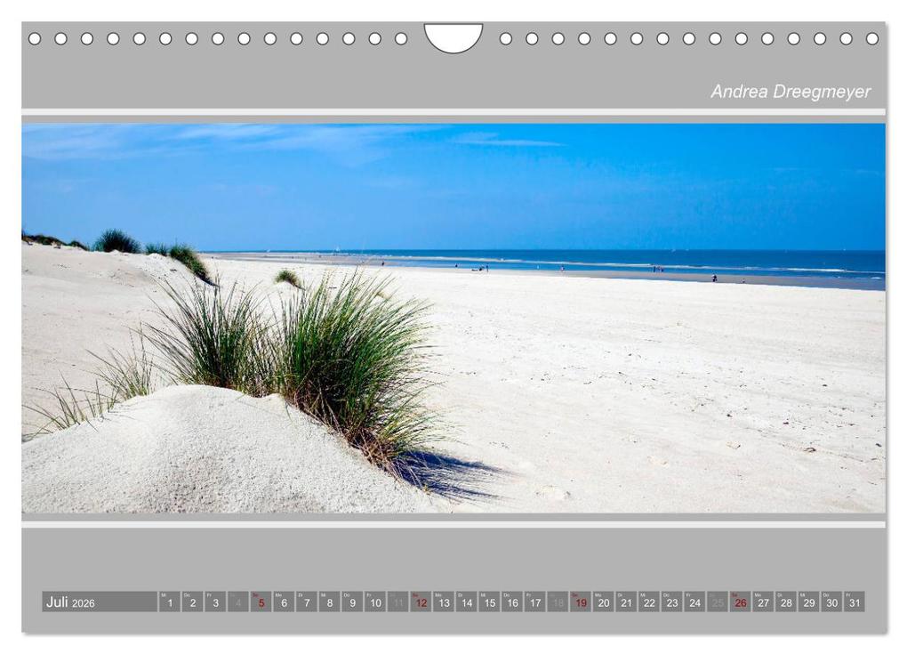 Weitere Ansicht: Norderney-Panorama (Wandkalender 2026 DIN A4 quer), CALVENDO Monatskalender | Andrea Dreegmeyer, Calvendo