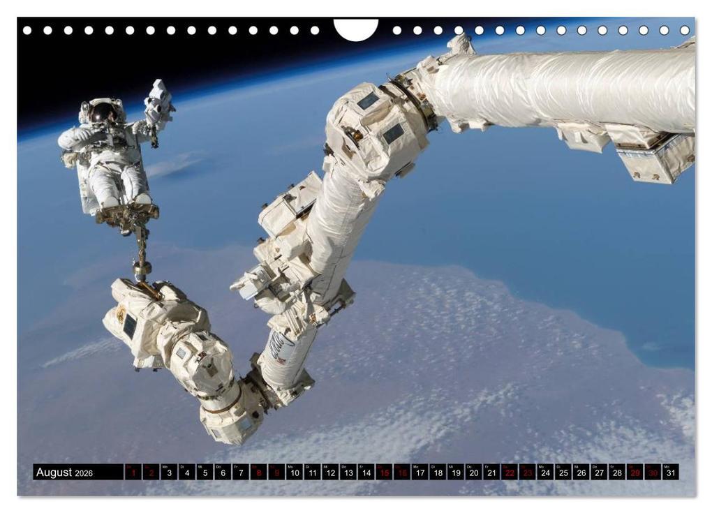 Weitere Ansicht: Auftrag im Weltall. Astronauten und Raumfahrt (Wandkalender 2026 DIN A4 quer), CALVENDO Monatskalender | Elisabeth Stanzer, Calvendo