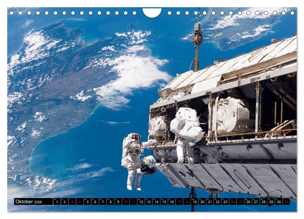Weitere Ansicht: Auftrag im Weltall. Astronauten und Raumfahrt (Wandkalender 2026 DIN A4 quer), CALVENDO Monatskalender | Elisabeth Stanzer, Calvendo