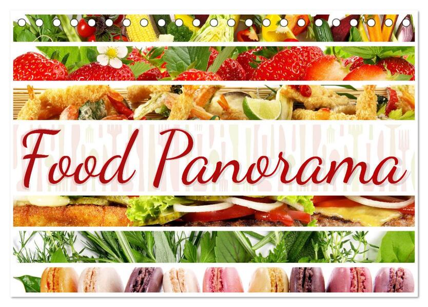 Produktbild: Food Panorama - Küchenkalender 2026 (Tischkalender 2026 DIN A5 quer), CALVENDO Monatskalender | Georg Hergenhan, Calvendo