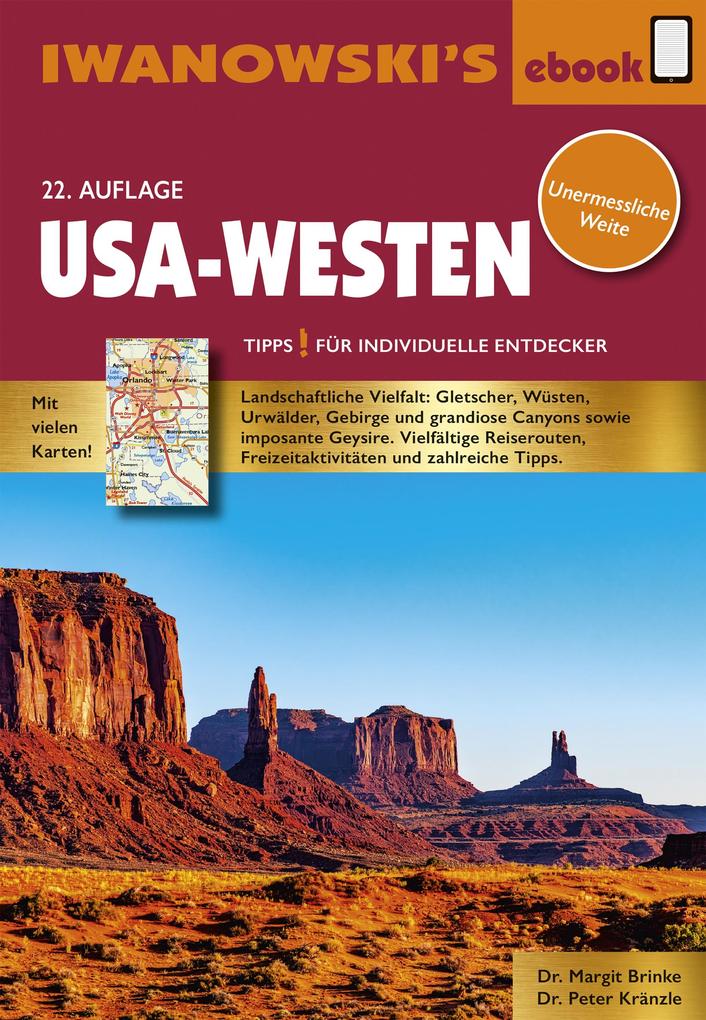 Produktbild: USA - Westen | Margit Brinke, Peter Kränzle
