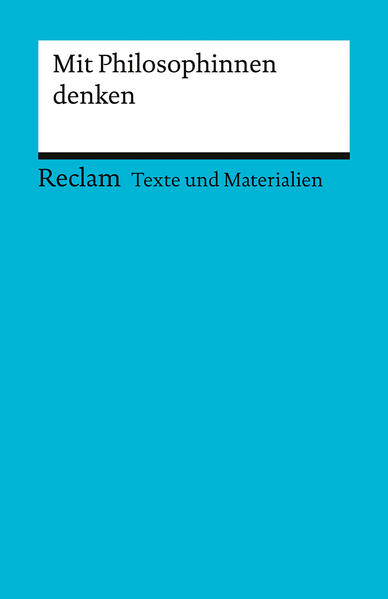 Produktbild: Mit Philosophinnen denken
