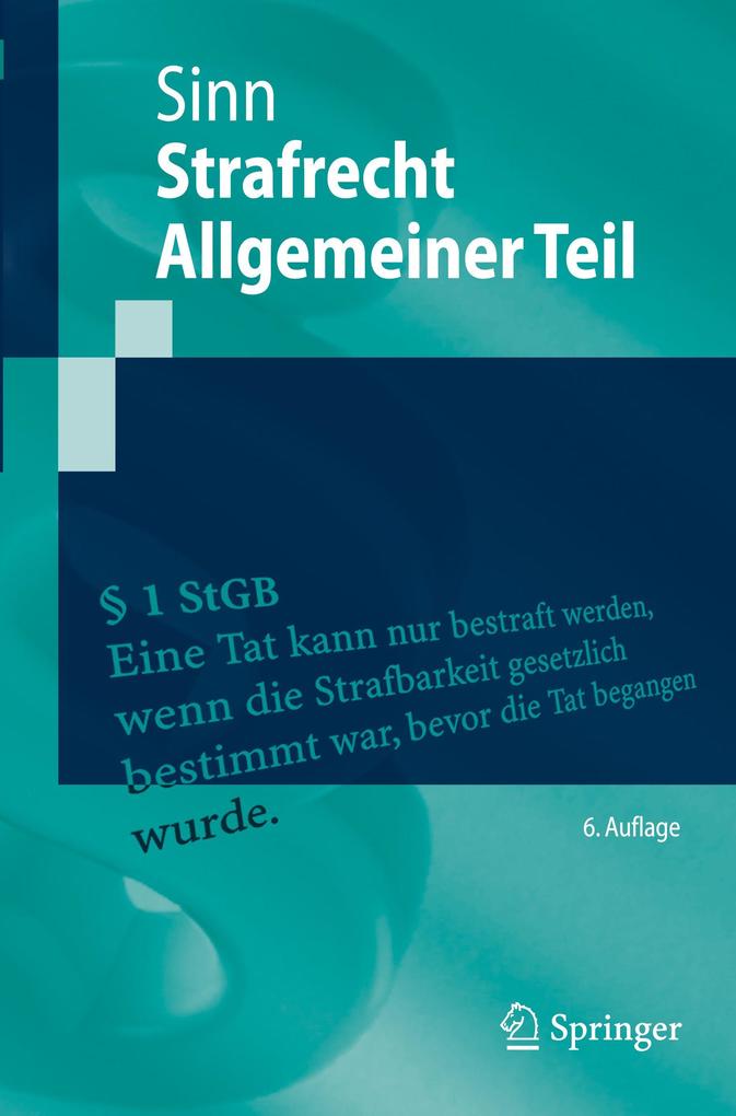 Produktbild: Strafrecht Allgemeiner Teil | Arndt Sinn