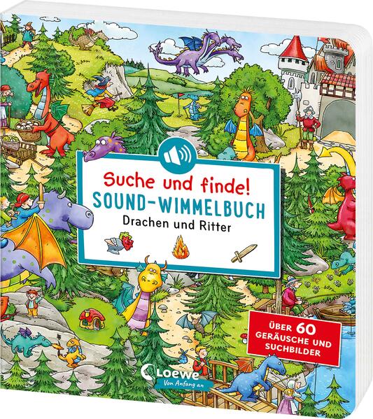Produktbild: Suche und finde! Sound-Wimmelbuch - Drachen und Ritter